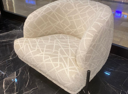 Modern armchair living room furniture textile furniture single seater stylish luxury